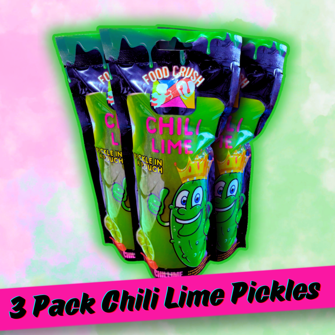 Chili Lime Pickle In A Pouch 3 Pack