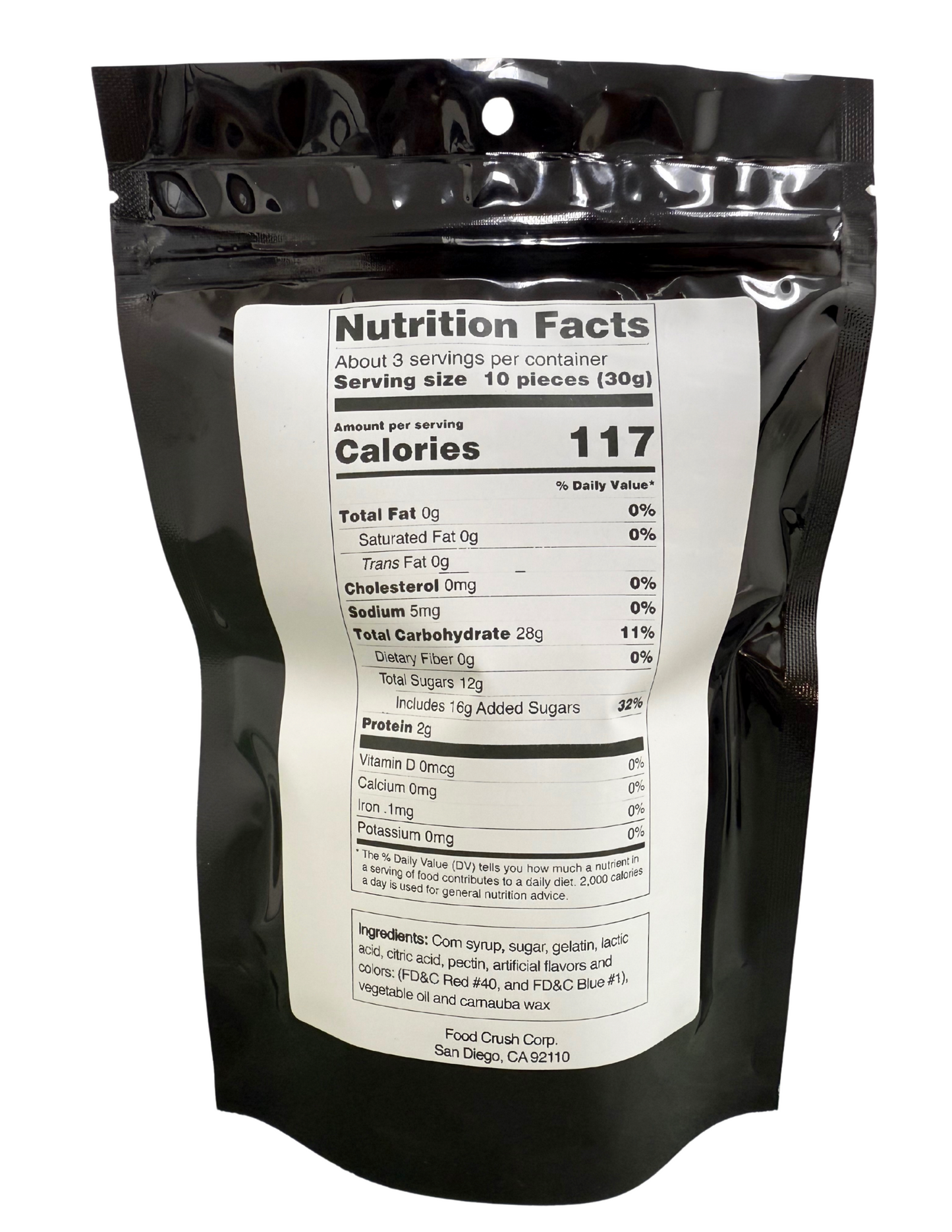 Food Crush Freeze Dried Cotton Candy Gummy Bears - Crunchy and Chewy Freeze Dried Candy, Cotton Candy Coated