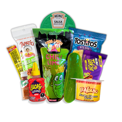 BRAND NEW RELEASE - CHICKLE KIT - Chili Lime Cheese and Salsa Pickle Kit Gift Box - FAST FREE SHIPPING