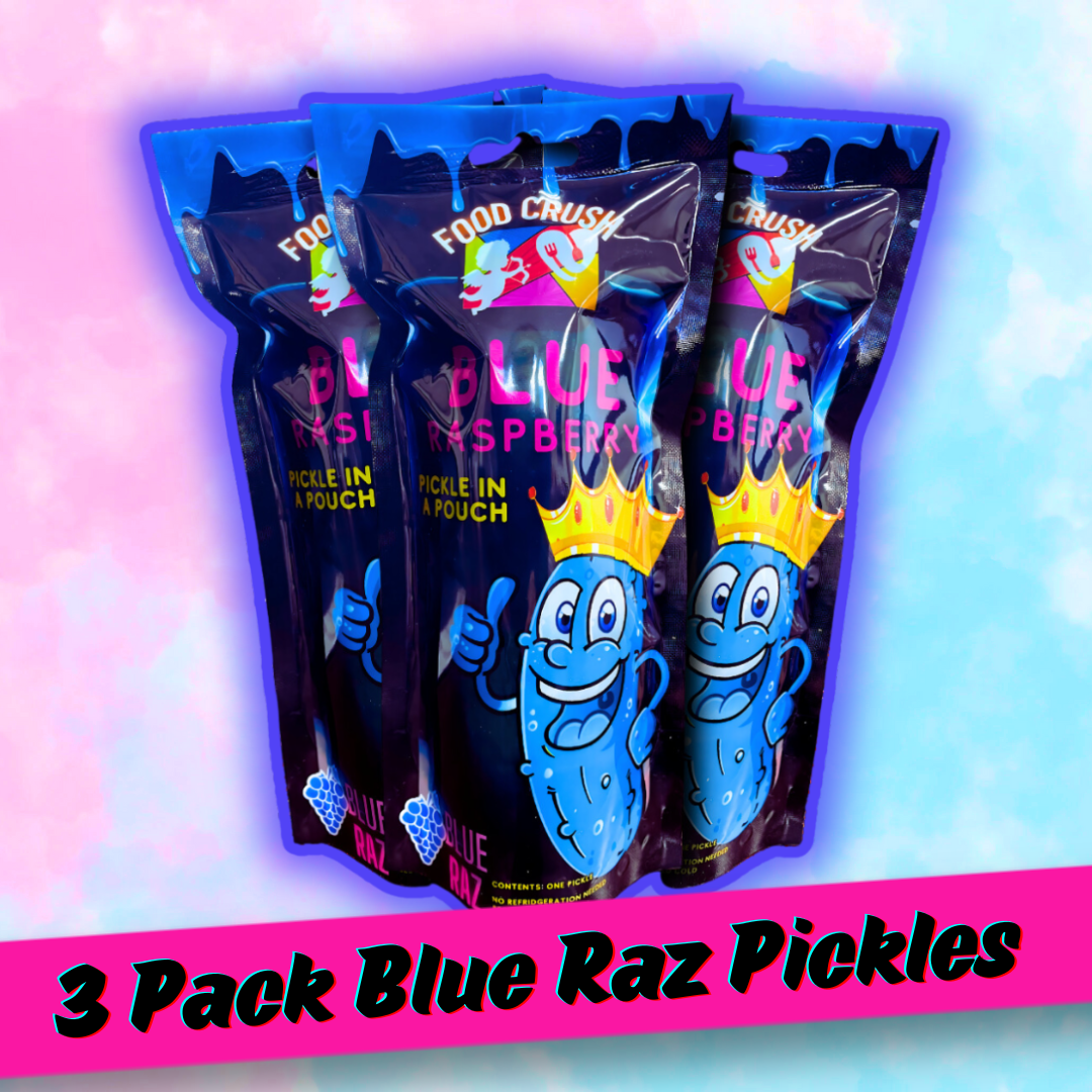 Blue Raspberry Pickle Kit and chamoy pickle kits from by Food Crush ...