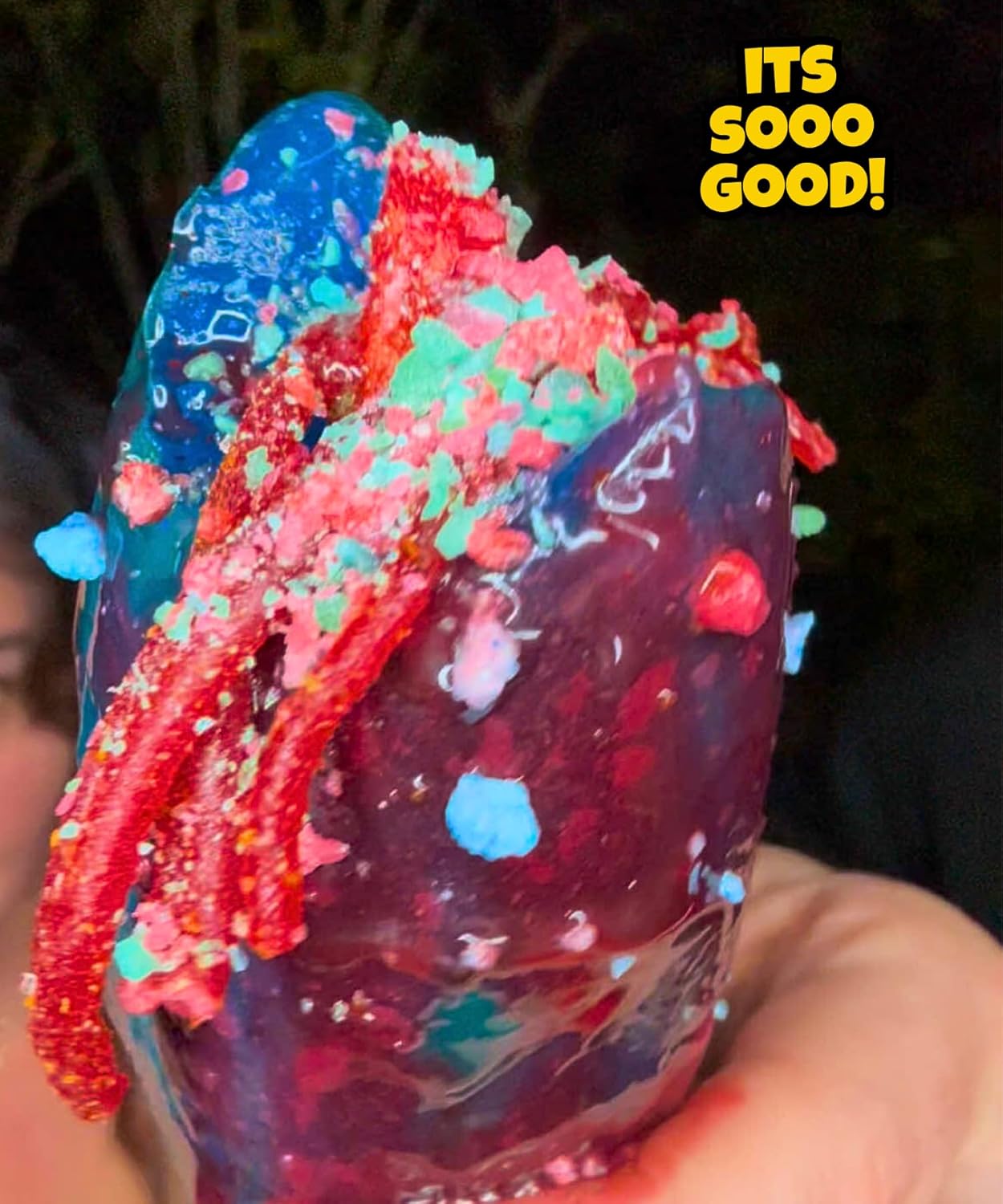 Blue Raspberry Pickle Kit-W/Cotton Candy Crunch-Candy Gift Pouch-(13 PCS) Birthday Christmas Gifts For Kids-Tiktok trend items by Food Crush (BLUE RAZ PICKLE KIT)