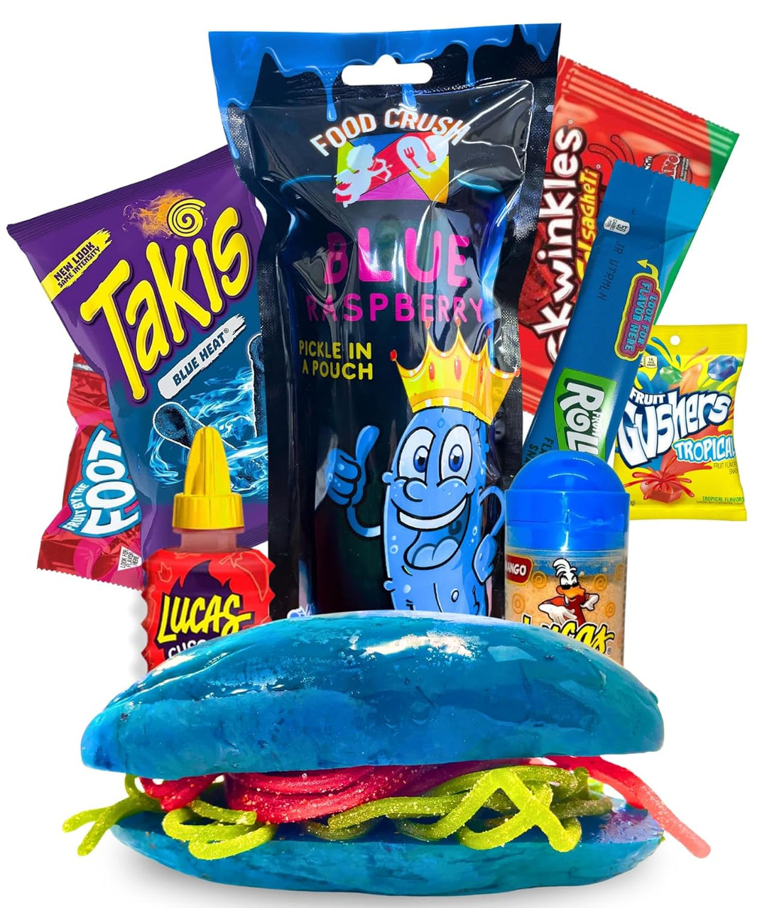 Blue Raspberry Pickle Kit and chamoy pickle kits from by Food Crush