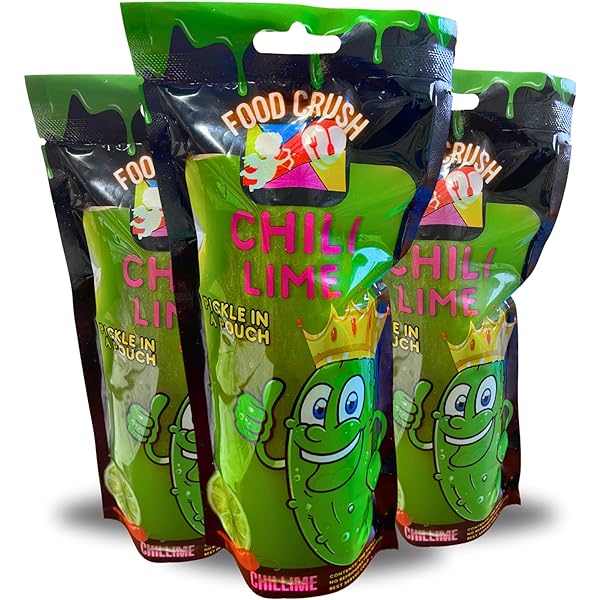 Chili Lime Pickle In A Pouch 3pk