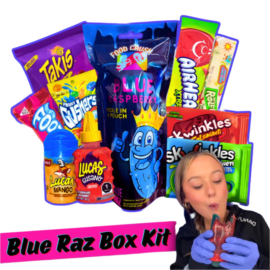 Blue Raspberry Pickle Kit and chamoy pickle kits from by Food Crush ...