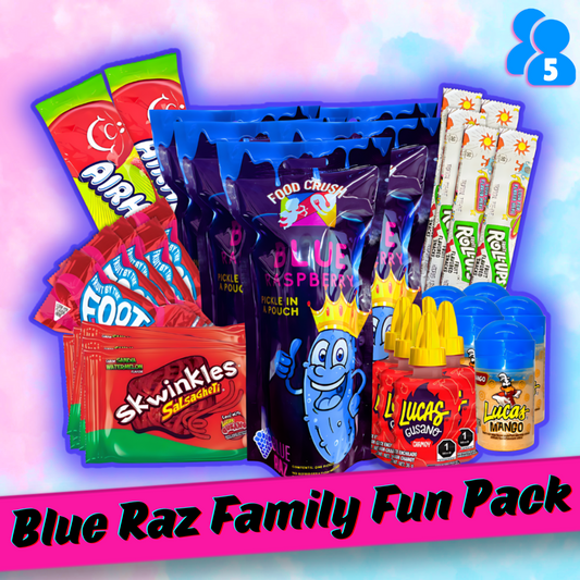 Blue Raz Family 5 Pack - Family, Party, Event Bundle