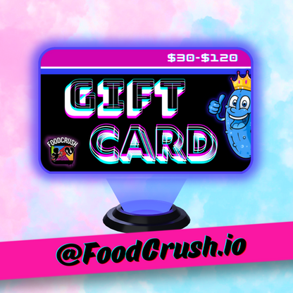 Food Crush Pickle Kit Gift Card For Any Occasion!