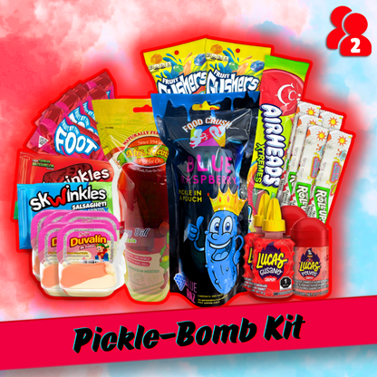 Blue Raz + Chamoy Pickle-BOMB Kit